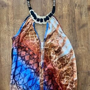 Vintage 90’s early y2k Bebe dressy Halter top